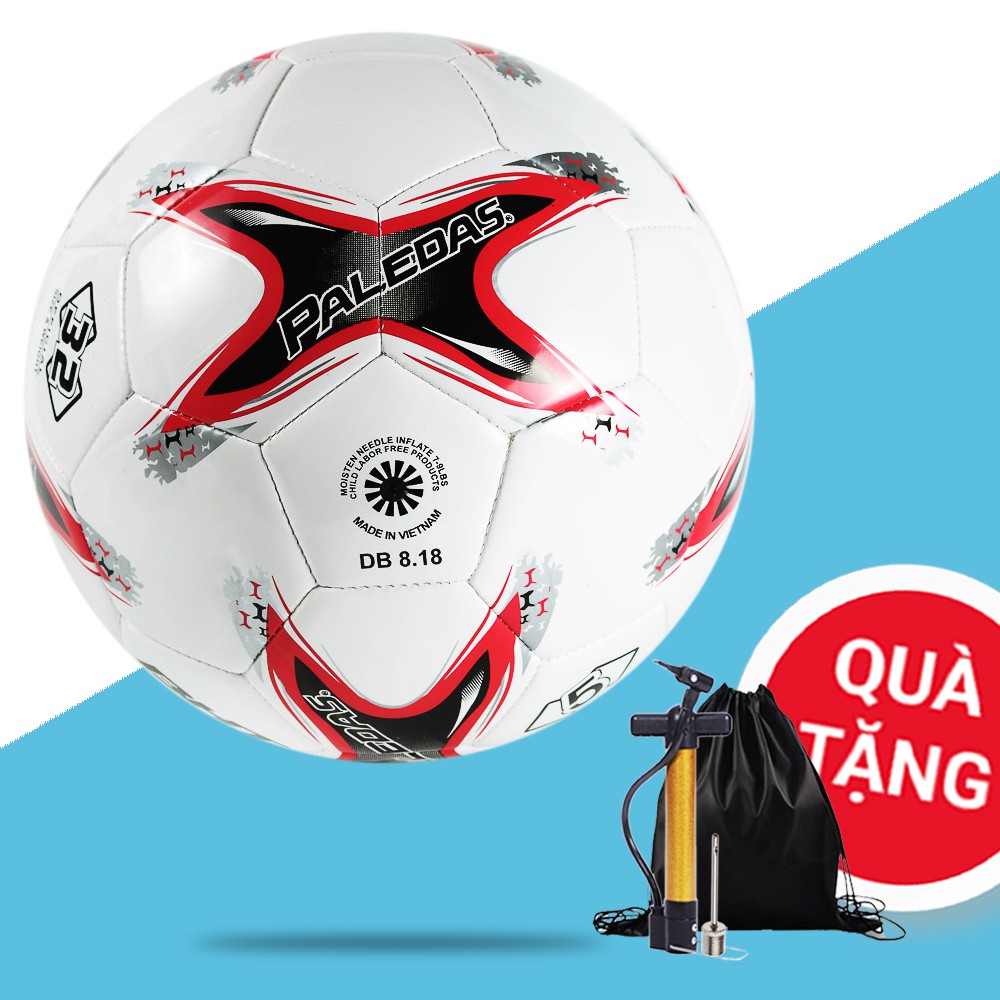Bóng đá Paledas số 5 - Bóng đá chính hãng - Tặng balo rút + bơm tay + Kim bơm và túi lưới