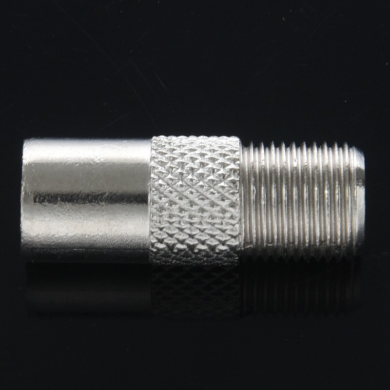 10 Cái Thẳng Kim Loại F Loại Nữ Sang Tivi PAL Nam RF Kết Nối Adapter