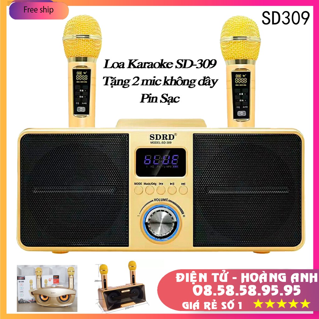 LOA KARAOKE SD-309 (SD 306 - SD 301) | Shopee Việt Nam