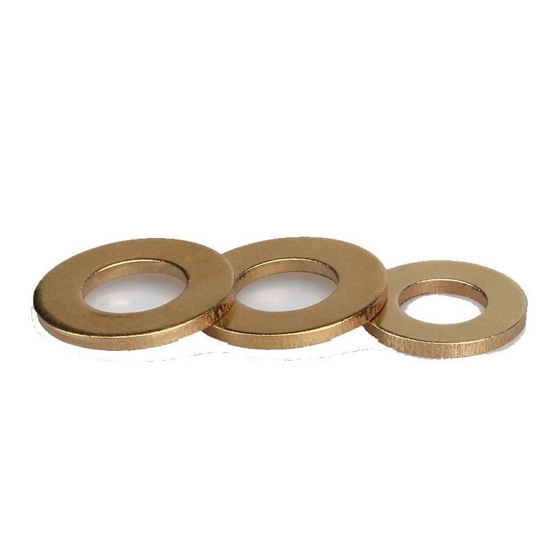 Đồng thau Đồng phẳng Máy giặt trơn Miếng đệm đệm M2 M2.5 M3 M4 M5 M6 M8-M16