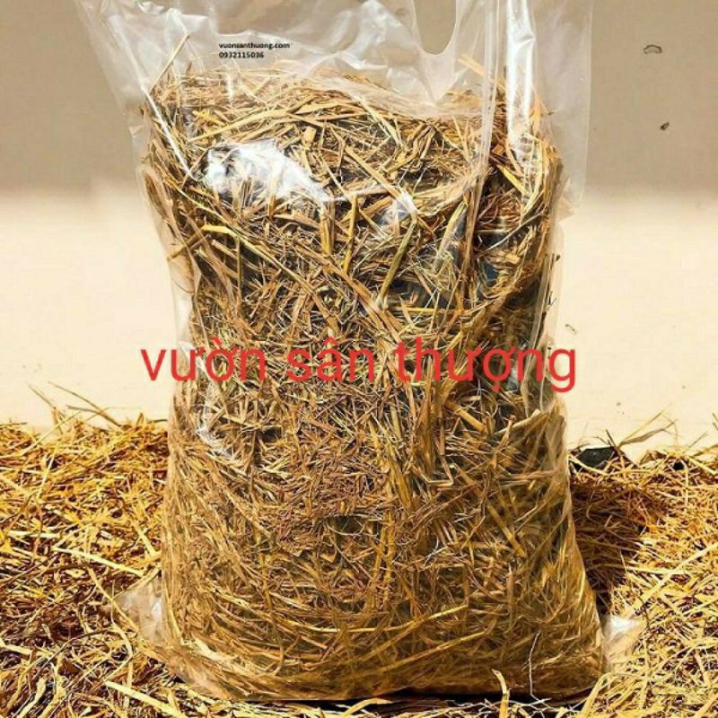 100g Rơm Rạ Khô, Dùng Che cho Cây, Tạo Mùn Cho đất, Trang Trí Tiểu Cảnh, Chụp Hình