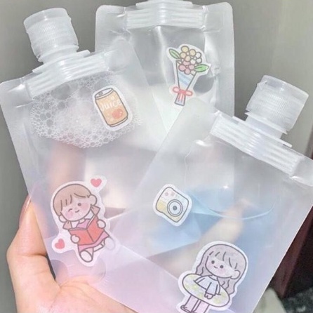 BỘ CHIẾT MỸ PHẨM DẦU GỘI SỮA TẮM TRONG SUỐT TIỆN LỢI 30ML- 50ML -100ML