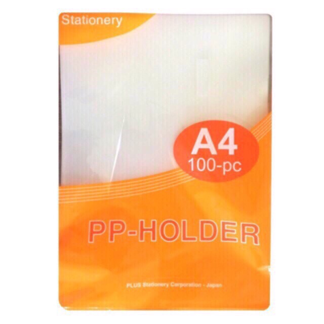 Bìa hở 2 cạnh A4 plus xấp 100 cái (Bìa lá A4, Túi E355) | Shopee Việt Nam