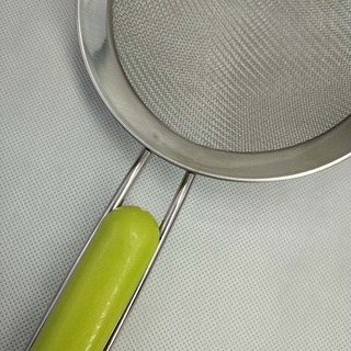 Rây Lọc Viền Inox Cán Xanh. Lọc Bột Cháo, Thức Ăn Cho Bé Ăn Dặm Lọc Siêu Mịn Cam Homeware
