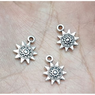 10 Charm giả bạc hình con cú, mặt trời, con cá... làm vòng tay phong thủy, vòng tay tình bạn handmade