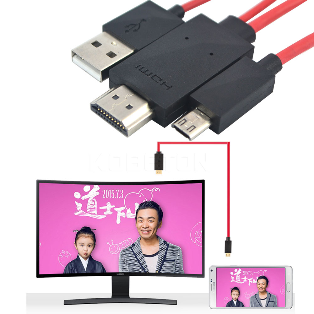 Cáp chuyển đổi MHL Micro USB sang HDMI 1080P