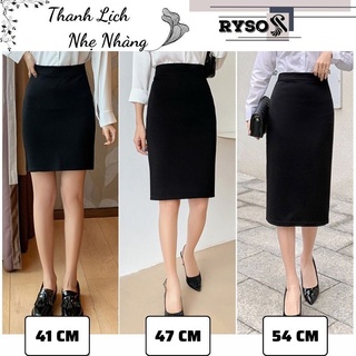 Chân Váy Công Sở Chất Mango Co Giãn Siêu Thanh Lịch Tinh Tế Cho Nữ CV01 RYSO STORE