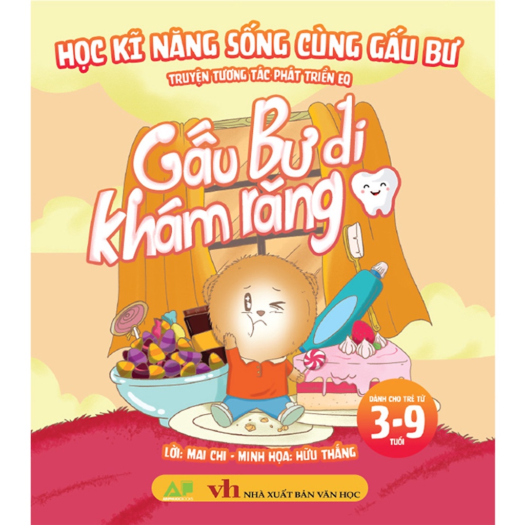 Sách - Học Kỹ năng Sống Cùng Gấu Bư - Truyện Tương Tác Phát Triển IQ và EQ Cho Trẻ và Bé (Bộ 6 Cuốn)