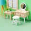 YOLOGO Ghế Thu Nhỏ Sofa Tỉ Lệ 1: 12 Đạo Cụ Ảnh Nhà Hàng Phòng Khách Gỗ Ghế Mini