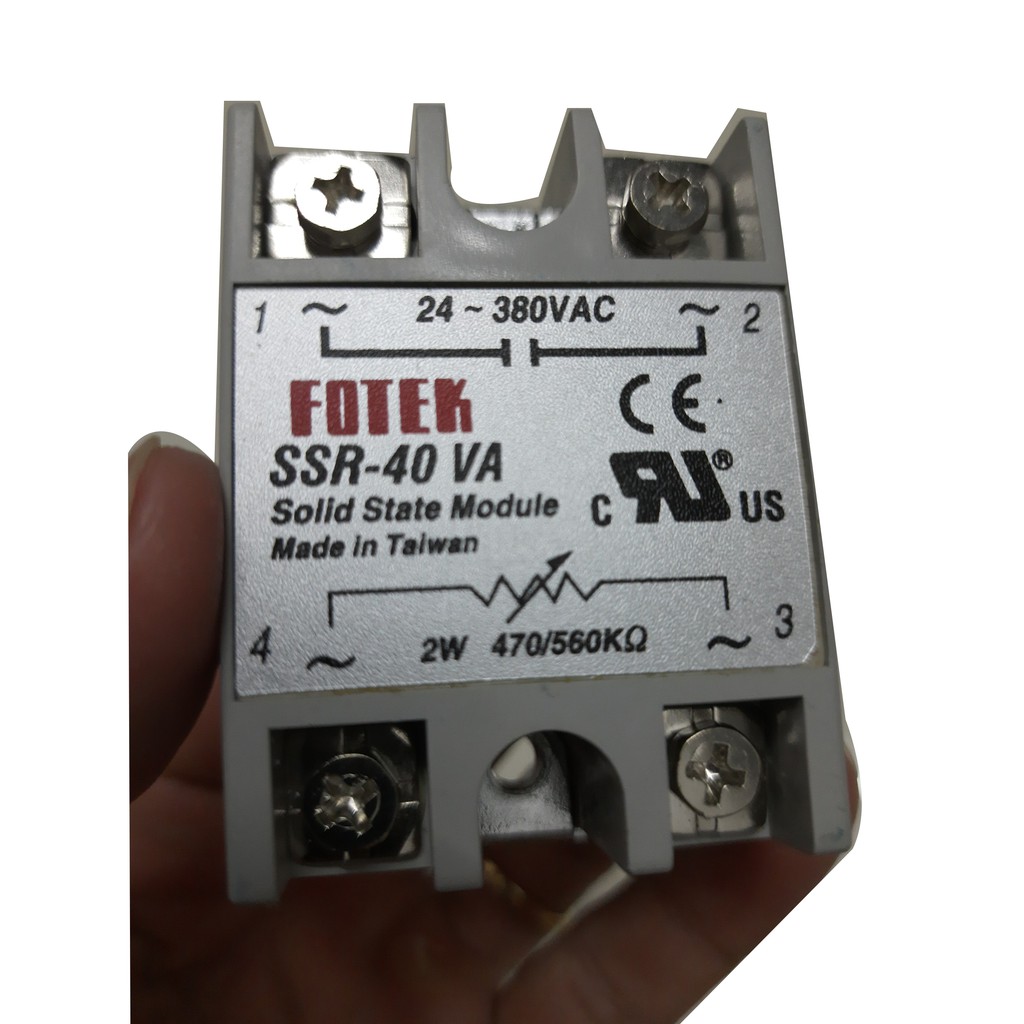 Relay rắn SSR 40VA, 40AA, 40DA, 40VA-H, 40 DA-H, 40AA-H | Shopee Việt Nam