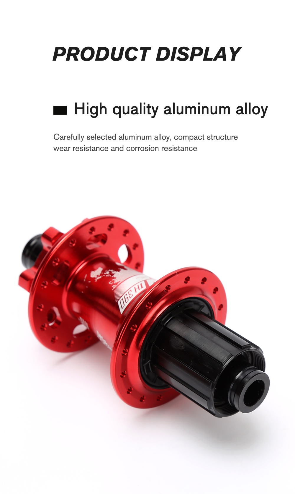 Mô tả Tanke 120 Clicks 32H MTB Bike Hub 6 Pawls 3 răng 6 Vòng bi Cassette Bánh đà 7-12 tốc độ 32 lỗ Phanh đĩa Trung tâm xe đạp - 2