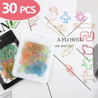 Set 30 kẹp đánh dấu trang phong cách Kawaii dễ thương