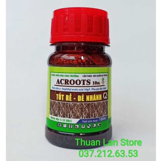 Phân Hữu Cơ Úc ACROOT - Tốt Rễ Đẻ Nhánh lọ 100ml | Shopee Việt Nam