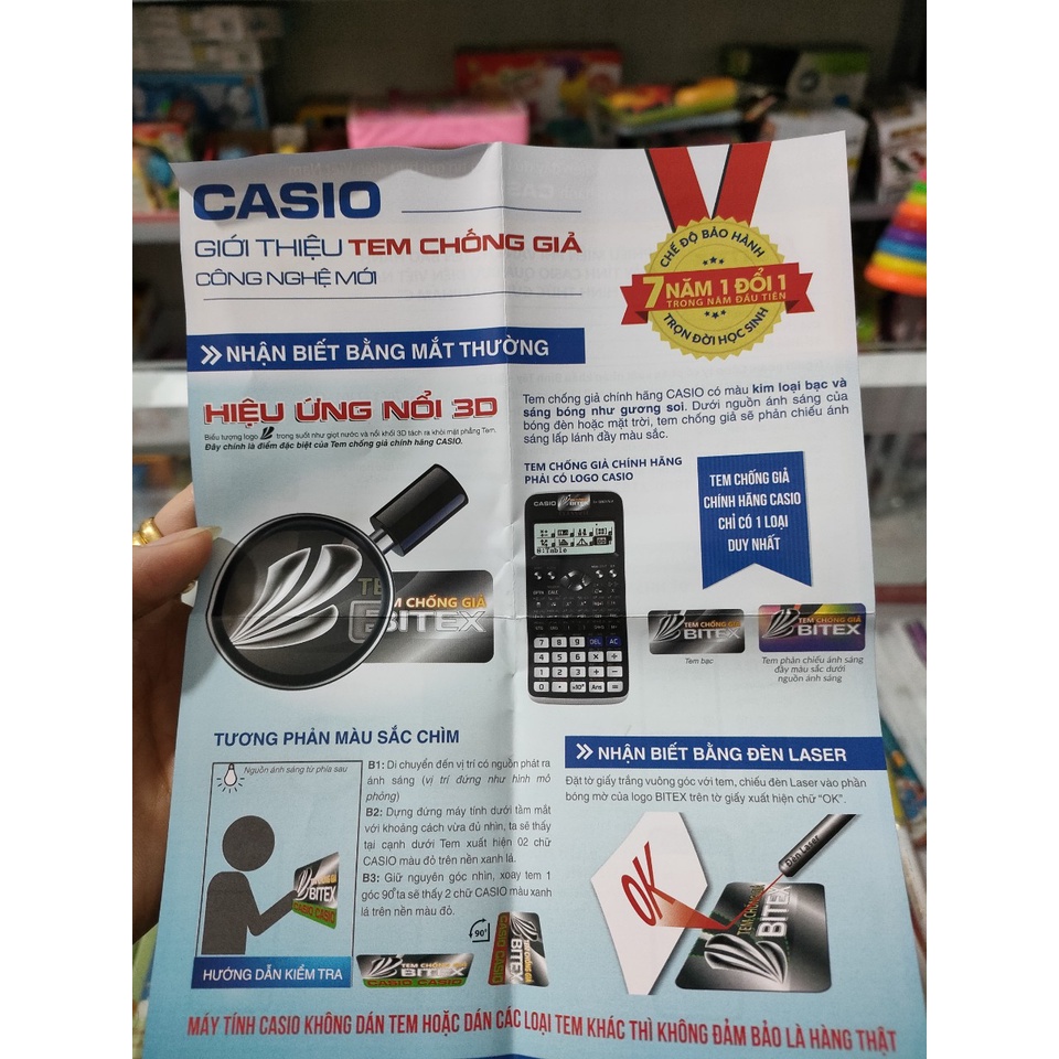Máy Tính CASIO FX 580VN X