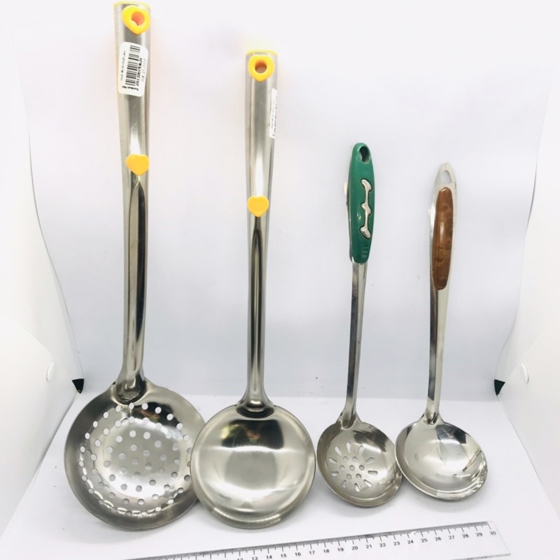 Bộ Muôi Inox Cao Cấp ( Muôi Thủng/ Muôi Lẩu - Muôi Canh) | Shopee Việt Nam