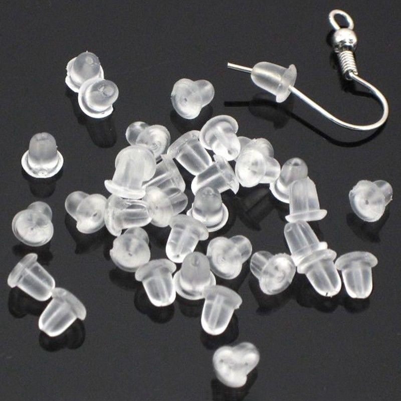 Set 1000 Bông Tai Bằng Silicon Mềm