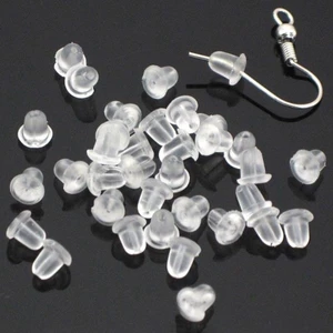 Set 1000 Bông Tai Bằng Silicon Mềm
