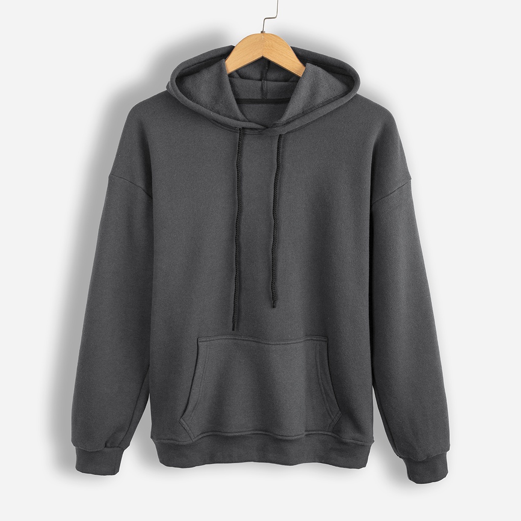 Áo Hoodie Nam Nữ ROUGH chất nỉ bông form basic trẻ trung thời trang