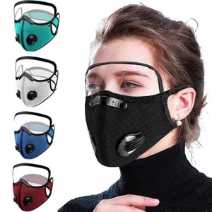 ⚡Xả kho Thanh lý KHẨU TRANG VẢI KHÁNG KHUẨN N95 CÓ VAN THỞ KÈM KÍNH BẢO HỘ HÀNG ĐẸP 100%