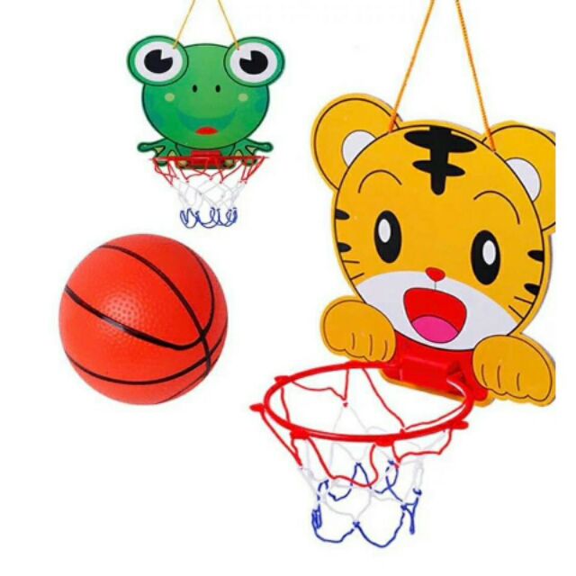 Bộ đồ chơi khung bóng rổ và đầy đủ phụ kiện chơi bóng rổ