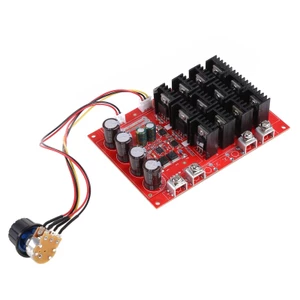 Yoo DC 10-50V 60A Điều khiển tốc độ động cơ Điều khiển PLC HHO RC 3000W MAX 12V 24V 48