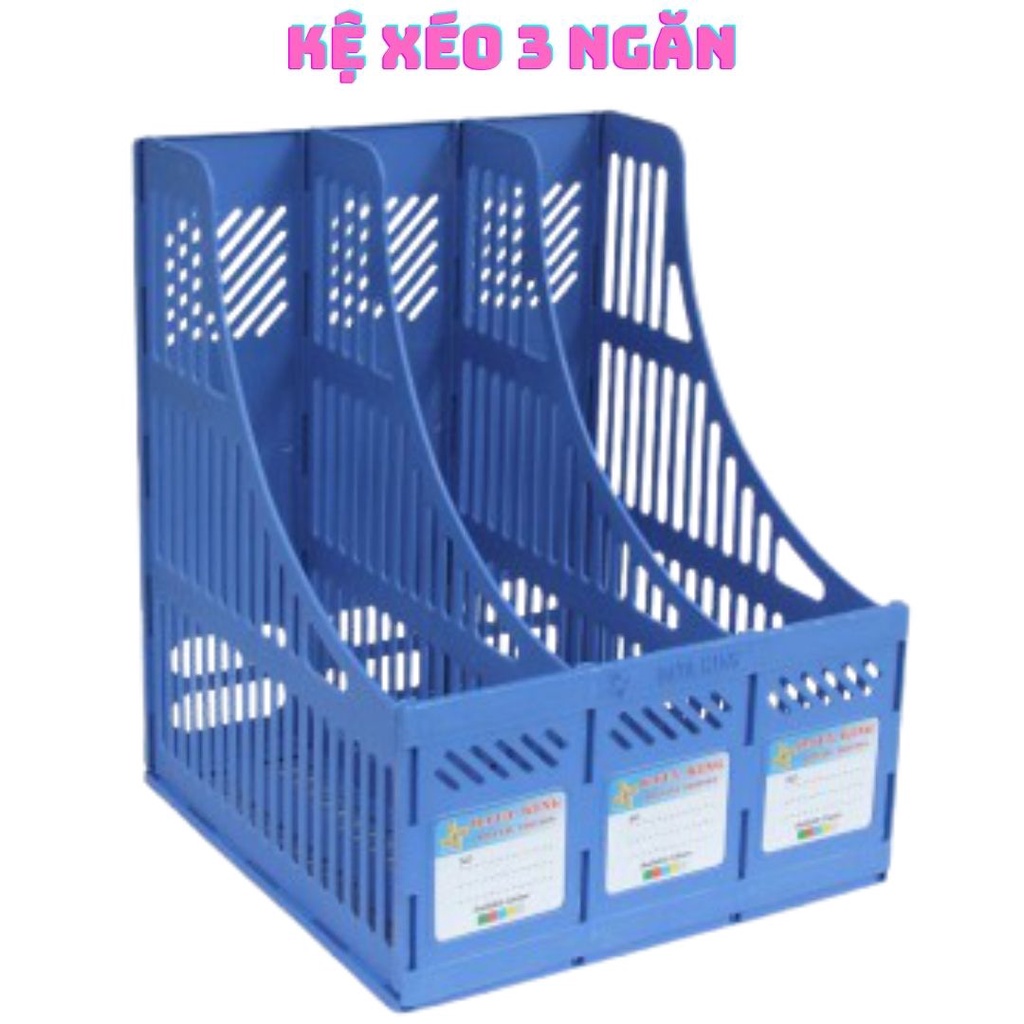 Khay đựng tài liệu nhựa 3 ngăn Kệ rổ xéo nhựa 3 ngăn file đựng tài liệu ...