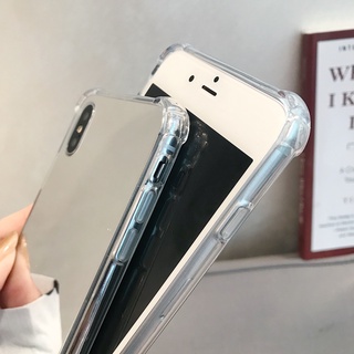 Apple Iphone 11 12 13 14 15 16 e 17 Pro MAX AIR 6 6s 8 7 Plus 12 X XS Max XR SE 2020 Ốp Điện Thoại Gương Silicon Mềm Ốp lưng