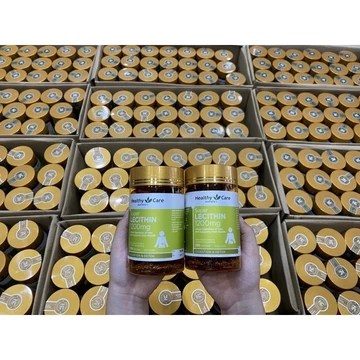 Mầm Đậu Nành Healthy Care Super Lecithin 1200mg Úc Chính Hãng 100 Viên Uống TăngVòng1