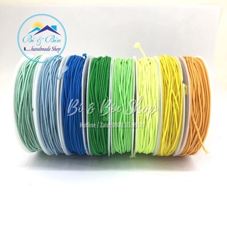 Cuộn Dây Thun Màu Co Giãn Dùng Xỏ Chuỗi, Hạt Gỗ Làm Vòng Đeo Tay, Làm Trang Sức Handmade