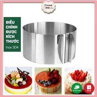 Khuôn Ring Mousse Tròn Thay đổi Kích Thước 16 - 30 Cm
