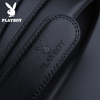 Thắt lưng nam Playboy Thắt lưng da bò mặc da thật Thắt lưng nam