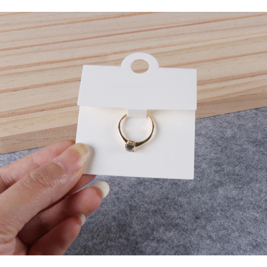 COMBOO 100 TAG NHẪN, TAG KHUYÊN RỐN, TAG TRẮNG BẾ, 4x6cm