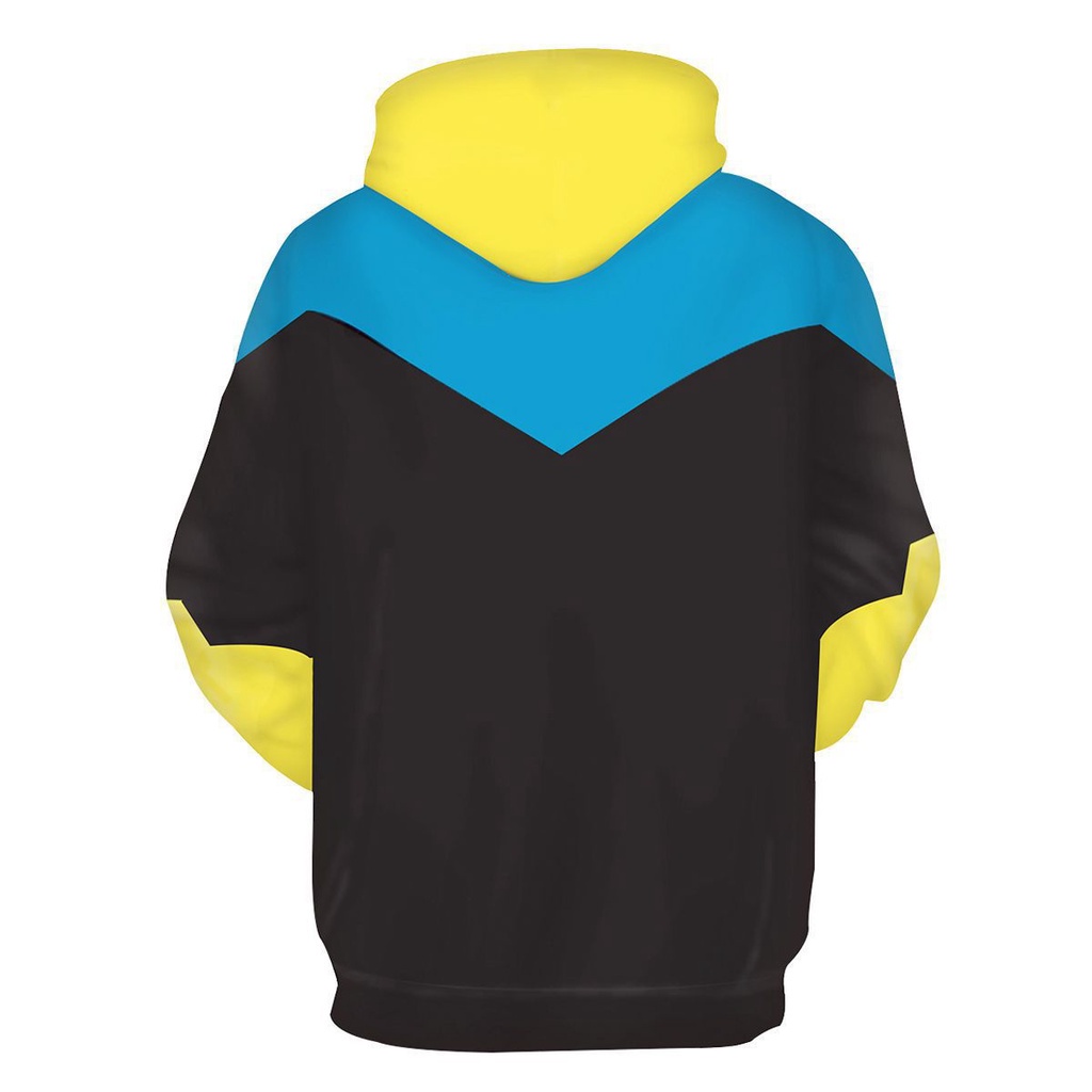 Áo Hoodie dây kéo bất khả chiến bại Áo khoác in 3D Áo len unisex Áo khoác ngoài