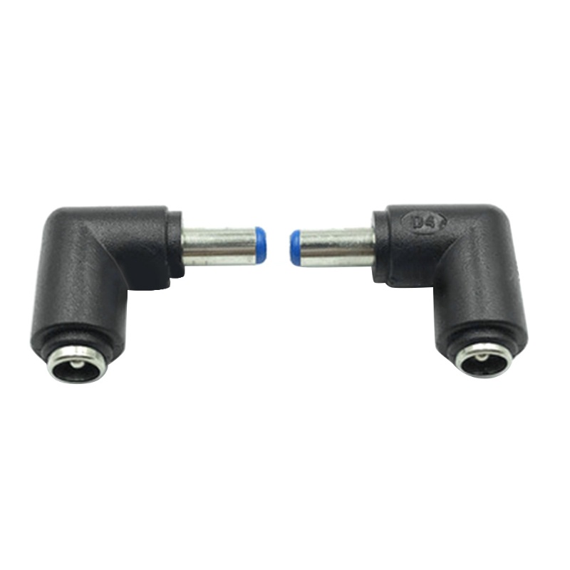 YOI DC5 5x2 1mm Nam 90 Độ Góc Sang DC5 5x2 1mm Nữ Adapter 5 Volt Jack Nguồn