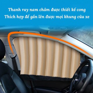 Rèm Cửa Ô Tô Vải Che Nắng – Bộ 4 Rèm