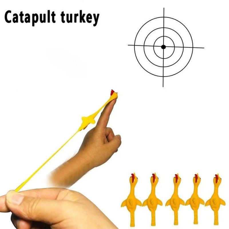 Catapult Thổ Nhĩ Kỳ Ngộ nghĩnh Gà Ra mắt Slingshot Đồ chơi mới lạ Giải nén