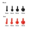 CORALTIDE 100 Cái / túi Búp Bê Nhồi Bông Mắt Mini 3mm / 4mm / 5mm / 6mm DIY Nhựa Động Vật Mũi Phụ Kiện