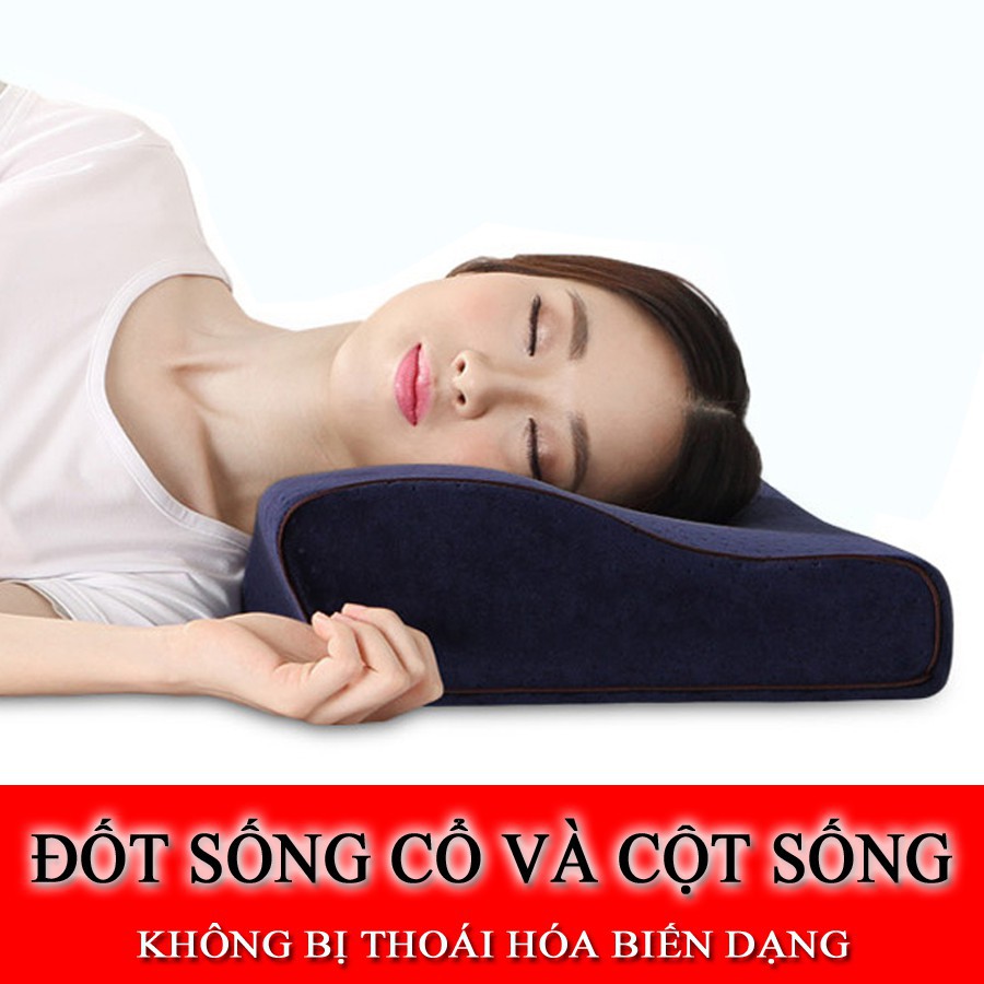 Gối Ngủ Nhanh Nhật Bản - hỗ trợ điều trị mất ngủ và Giảm đau vai gáy khi ngủ cho bố mẹ-mẹ bầu-thiếu ngủ bảo hành 12thang