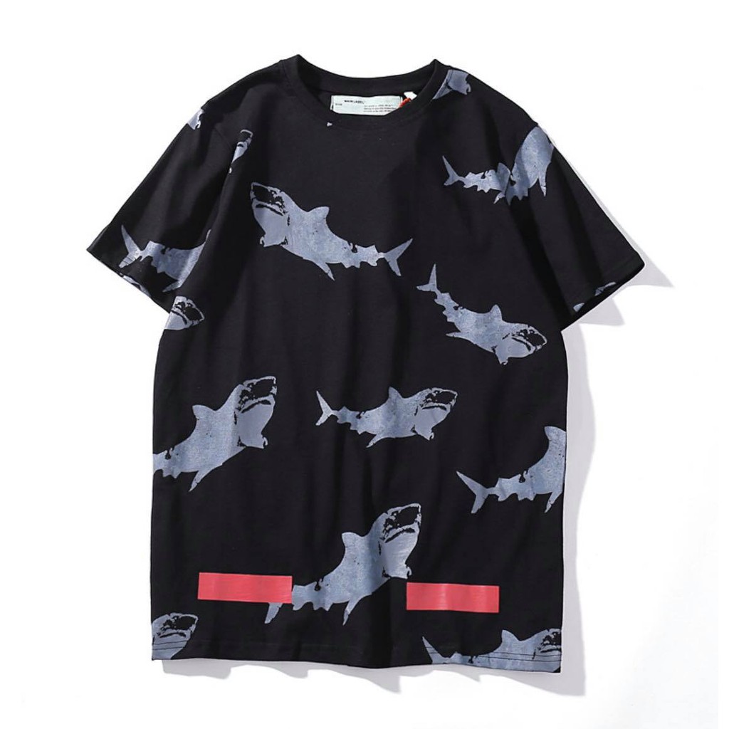 Off white shark on sale tee