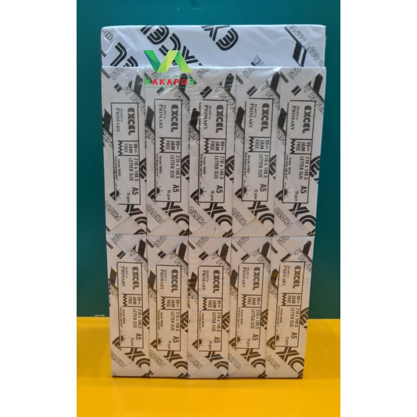Giấy A5 Excel 70 gsm Indonesia giấy photo giấy in đơn hàng giấy vẽ tranh