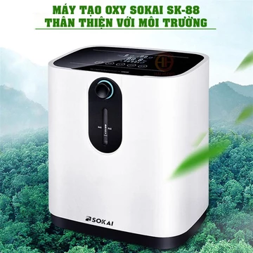 Máy Tạo OXY SOKAI-7L-kèm XÔNG KHÍ DUNG- TẶNG ngay máy test OXY