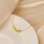 Dây chuyền titan không gỉ mạ vàng 18k mặt bi tròn phong cách cổ điển thanh lịch mẫu mới 2023
