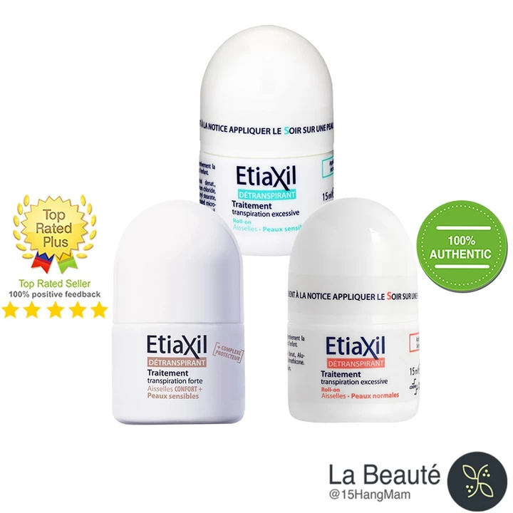 Etiaxil Lăn Khử Mùi, Ngăn Tiết Mồ Hôi Hiệu Quả - Chính Hãng Pháp 15ml