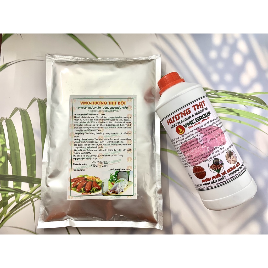 Hương thịt bột VMC-Tạo mùi thơm đặc trưng cho giò chả, chả lụa , xúc xích | Shopee Việt Nam