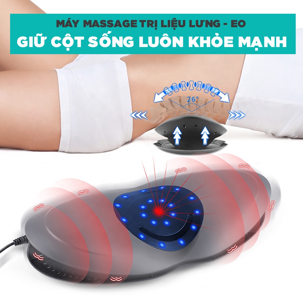 Ảnh Máy Massage Trị Liệu Lưng Cao Cấp KINGTECH KB-920 - Kéo Giãn Giúp Giảm Đau Thắt Lưng, Thoát Vị Đĩa Đệm, Vẹo Cột Sống 2