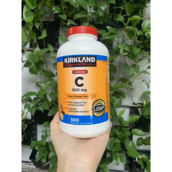 Viên nhai, ngậm Vitamin C Kirkland 500mg Shopee Việt Nam
