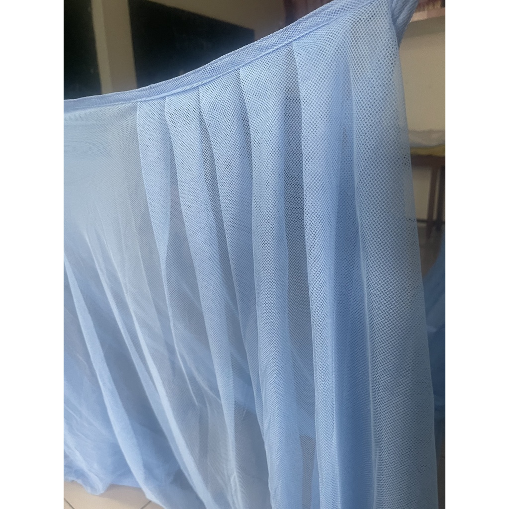 Mùng ngủ chống muỗi, mùng tuyn 1m6 xếp ly, đẹp màu Xanh, hồng, trắng, rêu, mùng cao cấp