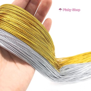 Dây kim tuyến tóc tiên 1mm, 1.5mm, nhiều màu lấp lánh bó 90 mét thắt nơ gói quà, trang trí handmade, noel