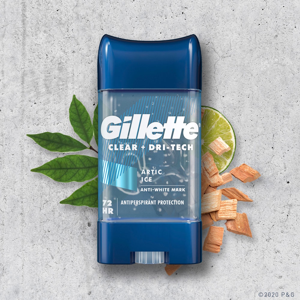 Lăn Khử Mùi Dành Cho Nam Gillette Mỹ 107g Cool Wave 5in1 | Artic Ice | Sport Triumph - Hàng Nhập Khẩu Chính Hãng