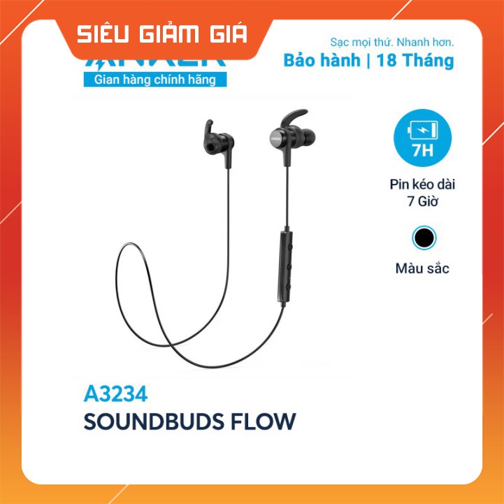 Tai nghe bluetooth ANKER SoundBuds Flow A3234 Shopee Vi t Nam